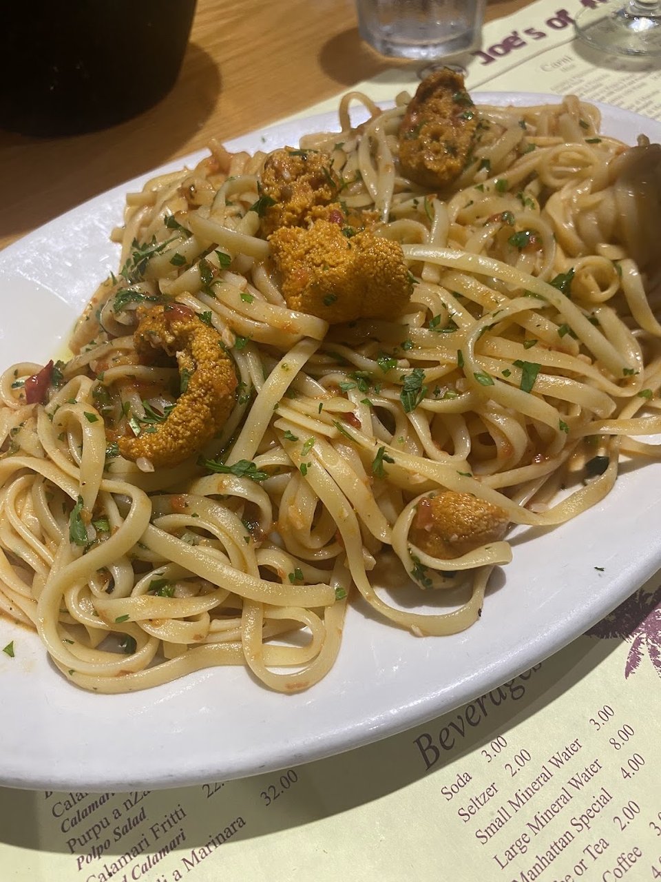 Pasta with Sea Urchin Pasta Cchi Rizzi